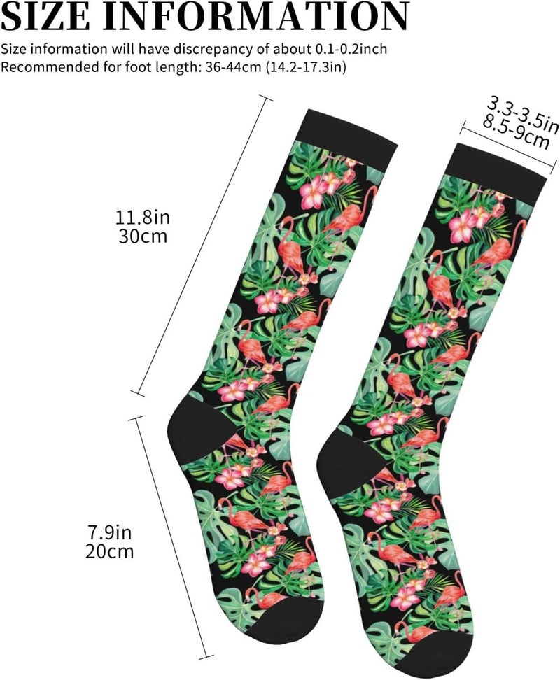 Figtihw Tie Dye Compression Socks Knee High Support Socks For Women Men Running Athletic Hiking - Image 5